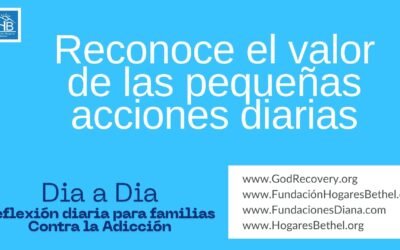 Tema de hoy: Reconocer el valor de las pequeñas acciones diarias