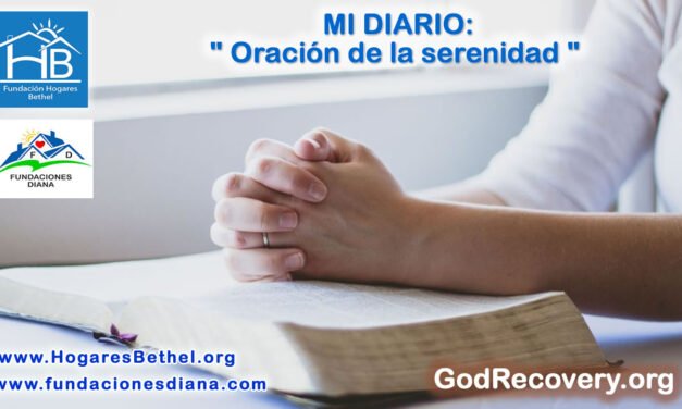 Terapia del día para la familia: «Oración de la serenidad «