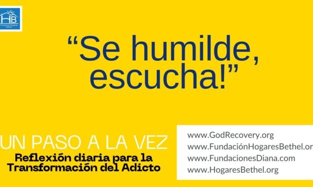 Tema de hoy: » Se humilde, escucha»