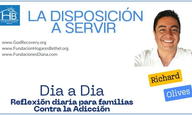 TEMA DE HOY: LA DISPOSICIÓN A SERVIR