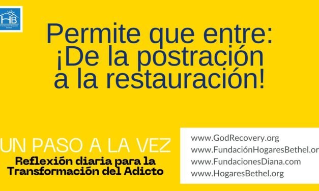 TEMA DE HOY: Permite que entre: ¡De la postración a la restauración!